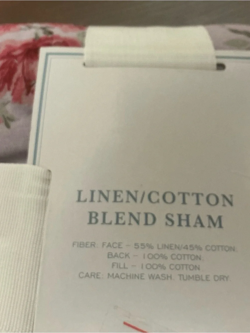 NWT Simply Shabby Chic Linen/Cotton Sham